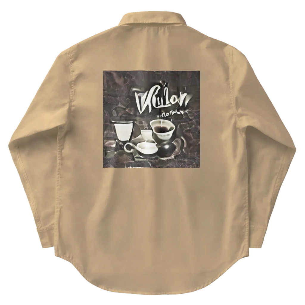 villonのレトロカフェ　VILLON ワークシャツ
