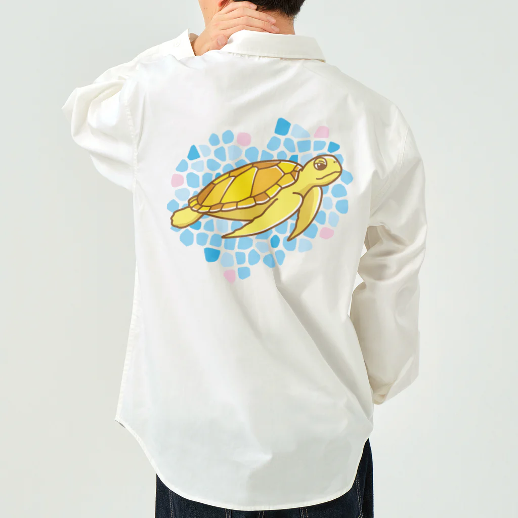 有限会社ケイデザインのウミガメさんの海【4】 Work Shirt
