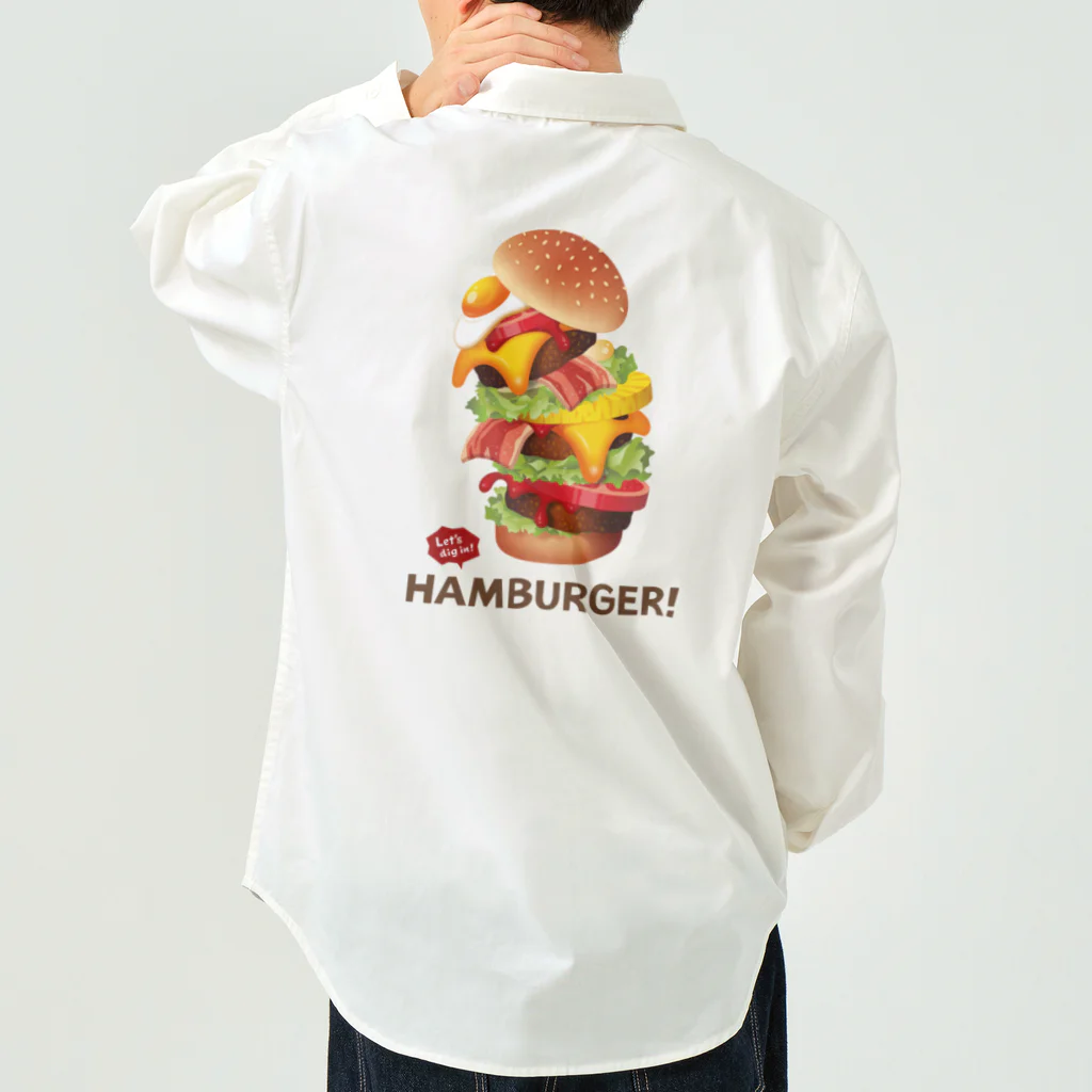 Train Kids! SOUVENIR SHOPのデカ盛りハンバーガー ! Work Shirt