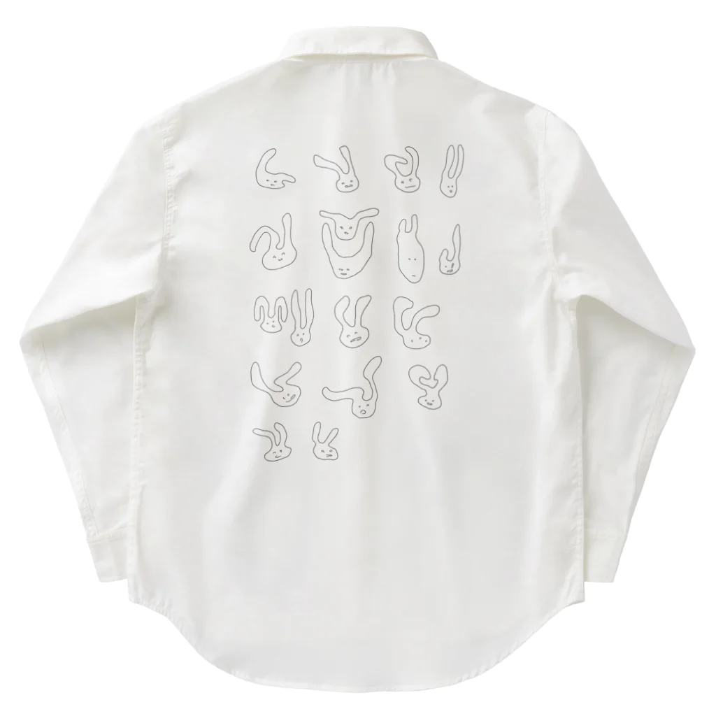 ぼんぼんぼんのusagi all Work Shirt