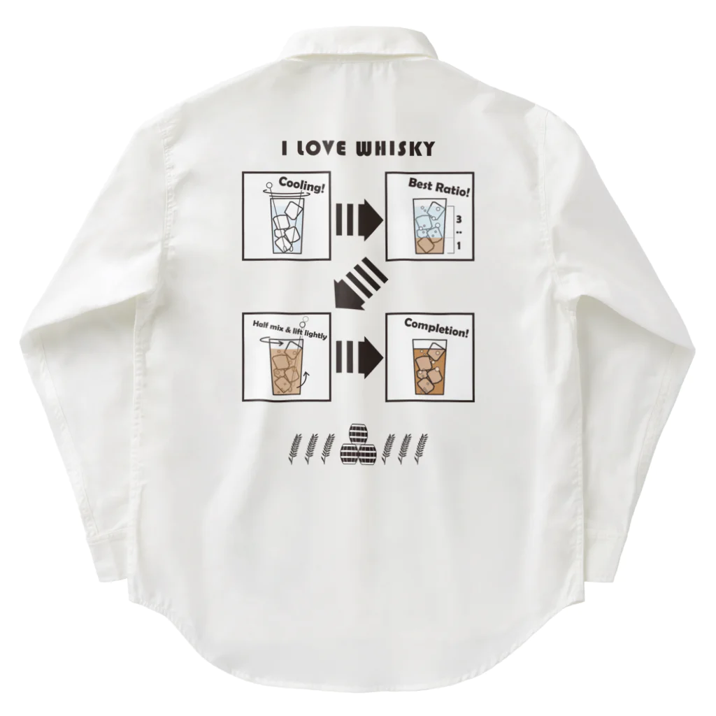 I LOVE【WHISKEY】SHOPのI LOVE WHISKEY-06 ワークシャツ