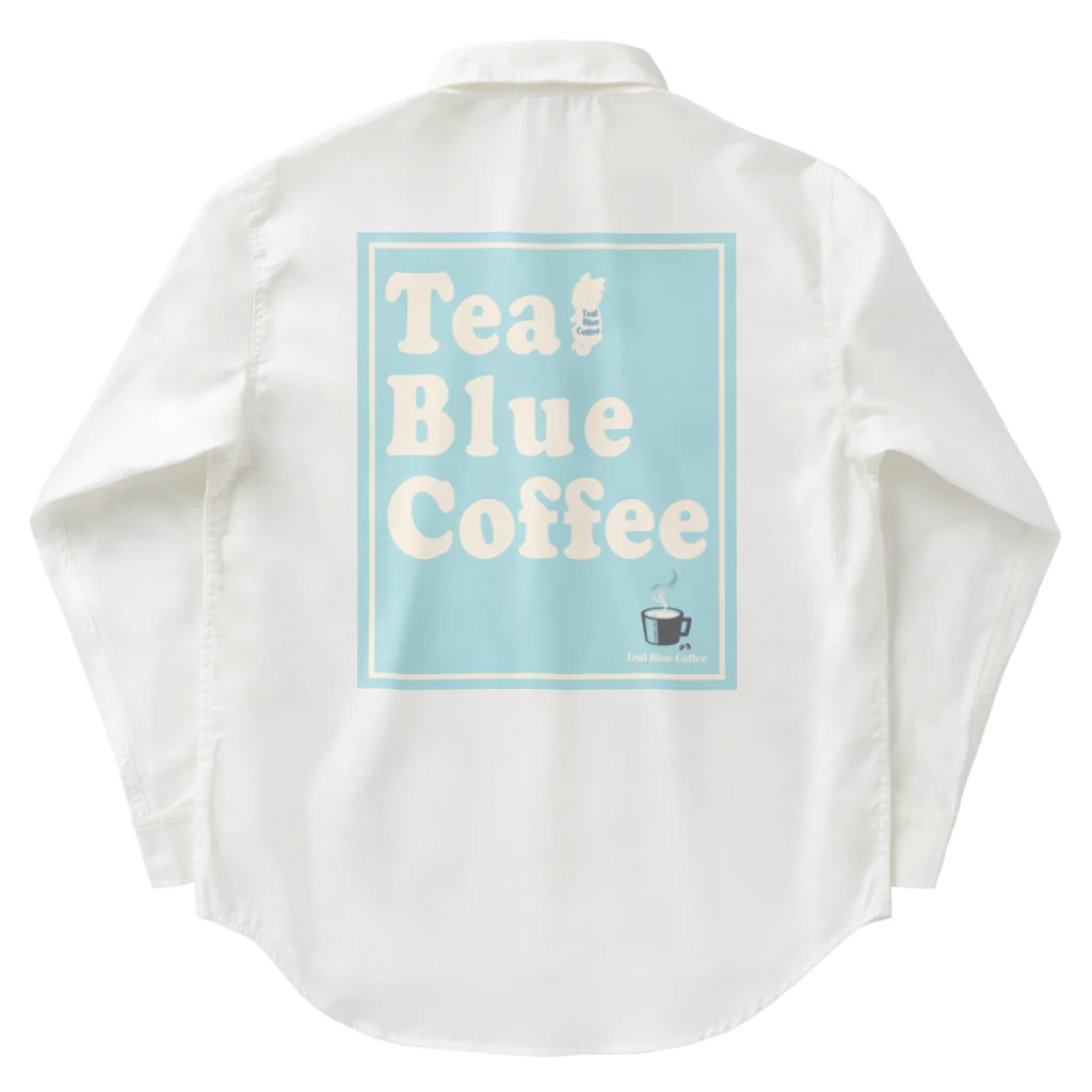 Teal Blue Coffeeのポスターどこに貼る？ ワークシャツ