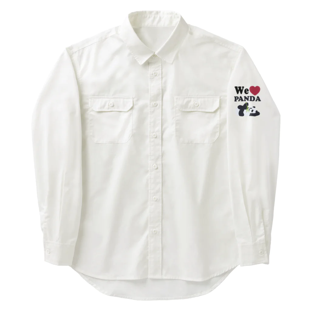 キッズモード某のwe love パンダ Work Shirt