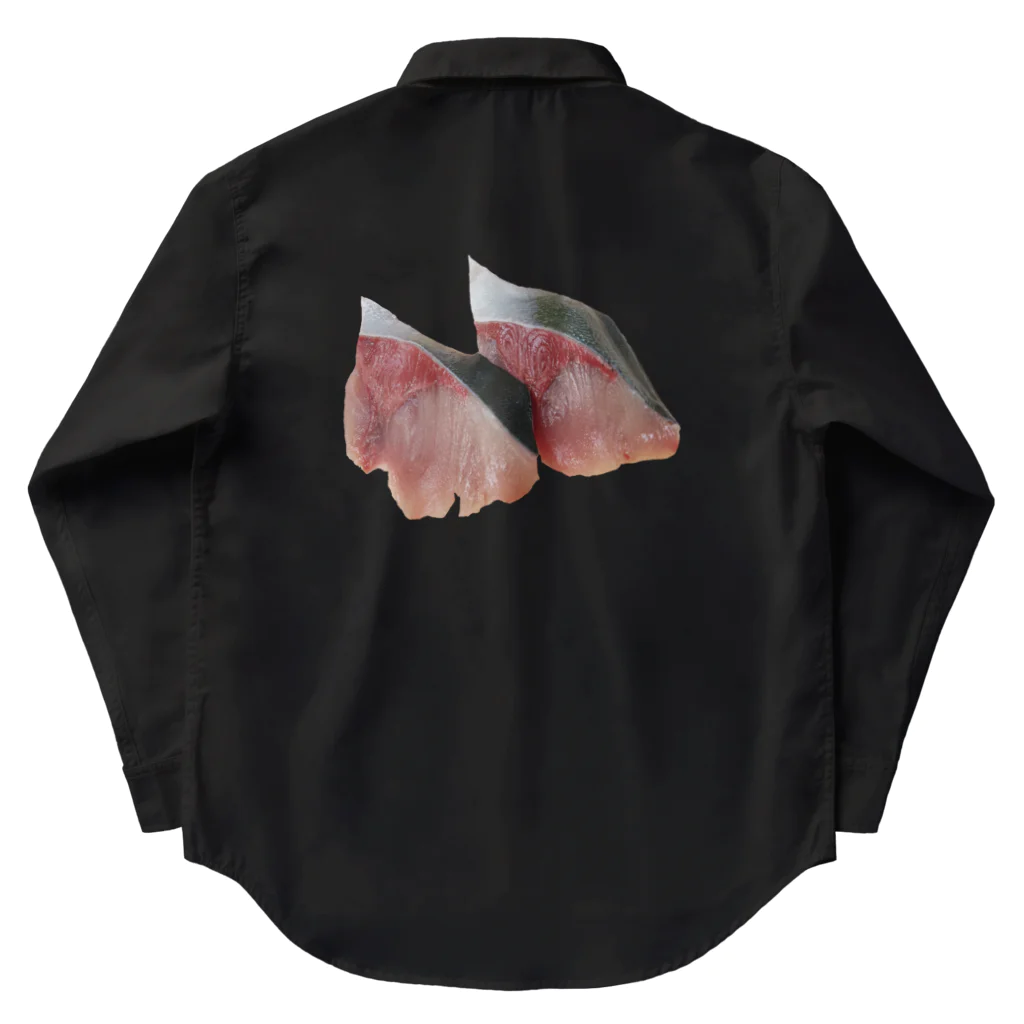 Honeycom.bearのぶりのきりみ(養殖) Work Shirt