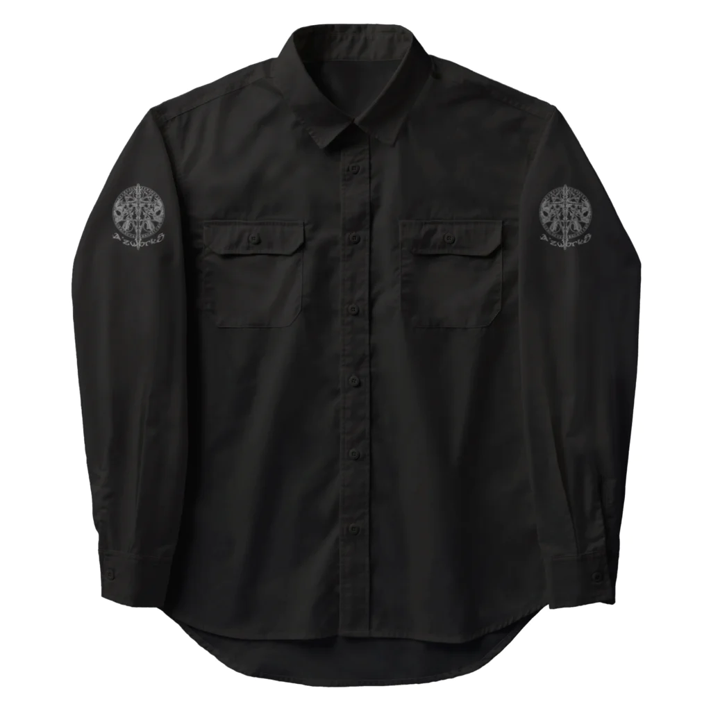 Ａ’ｚｗｏｒｋＳのTRIBALCROSS GRY Work Shirt