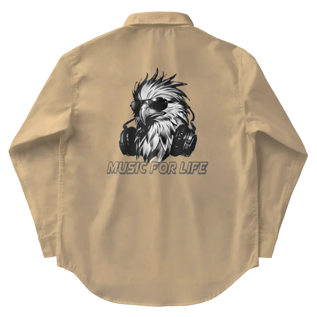 MELLOW-MELLOWのBeats Eagle Tee Work Shirt