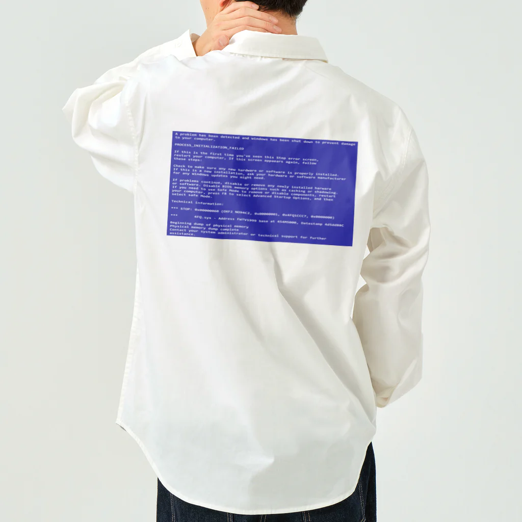 Ａ’ｚｗｏｒｋＳの一番コワいヤツ　ブルースクリーン Work Shirt