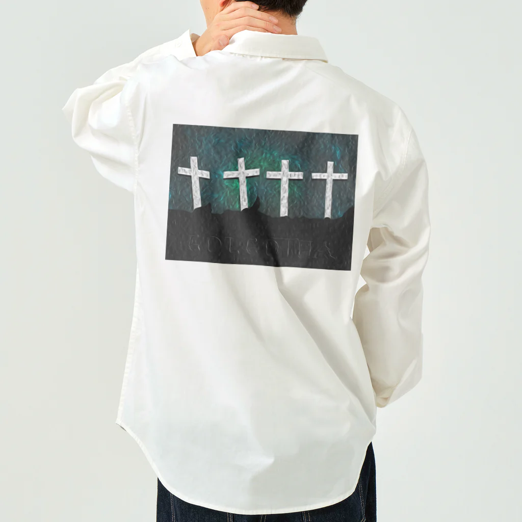 Ａ’ｚｗｏｒｋＳのGOLGOTHA OIL PAINTING Work Shirt