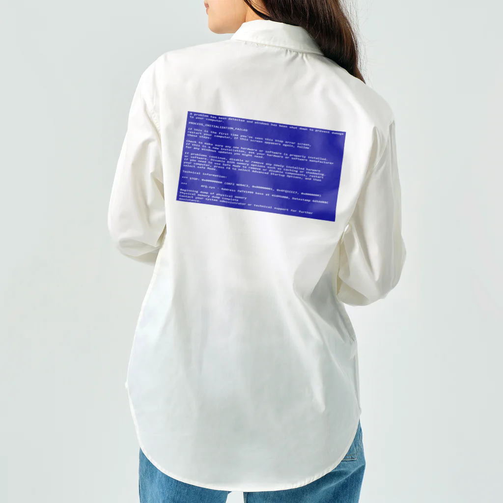 Ａ’ｚｗｏｒｋＳの一番コワいヤツ　ブルースクリーン Work Shirt