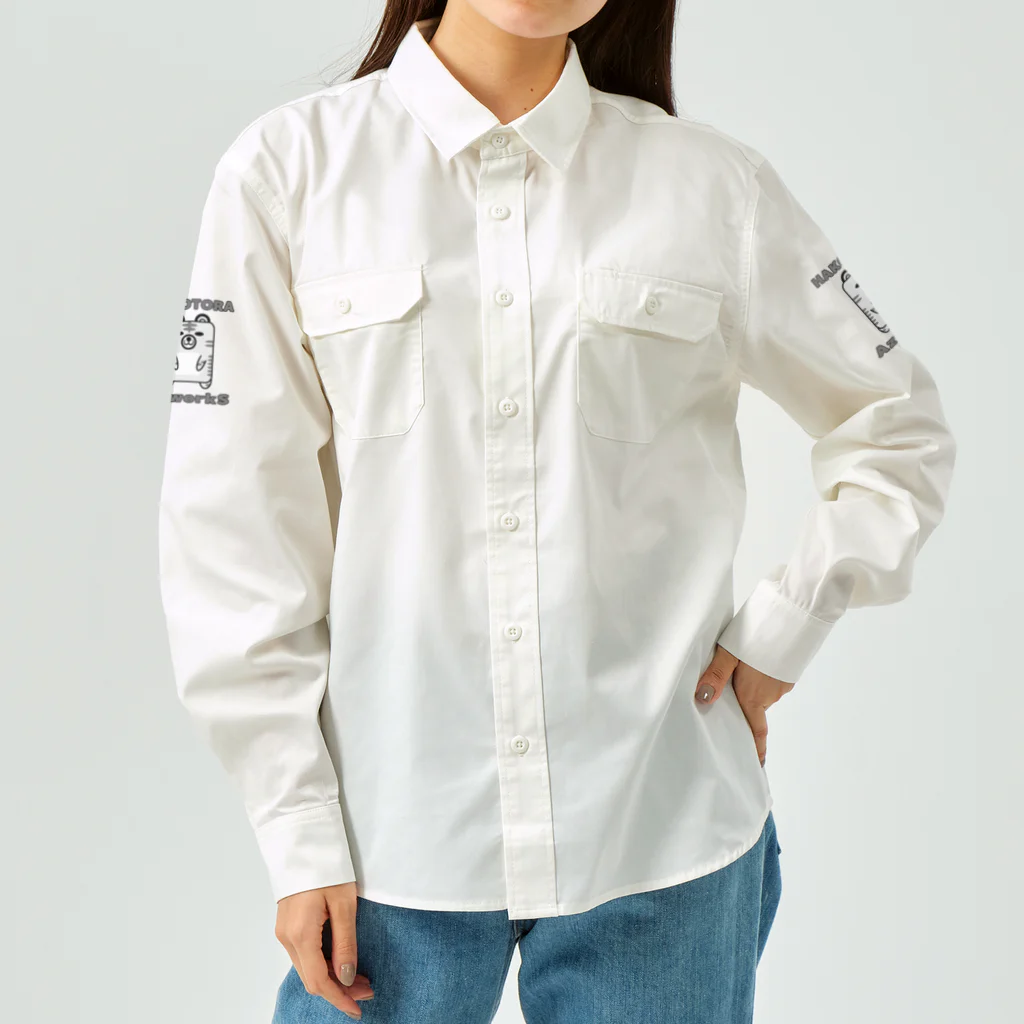 Ａ’ｚｗｏｒｋＳのハコトラ　ホワイトタイガー Work Shirt