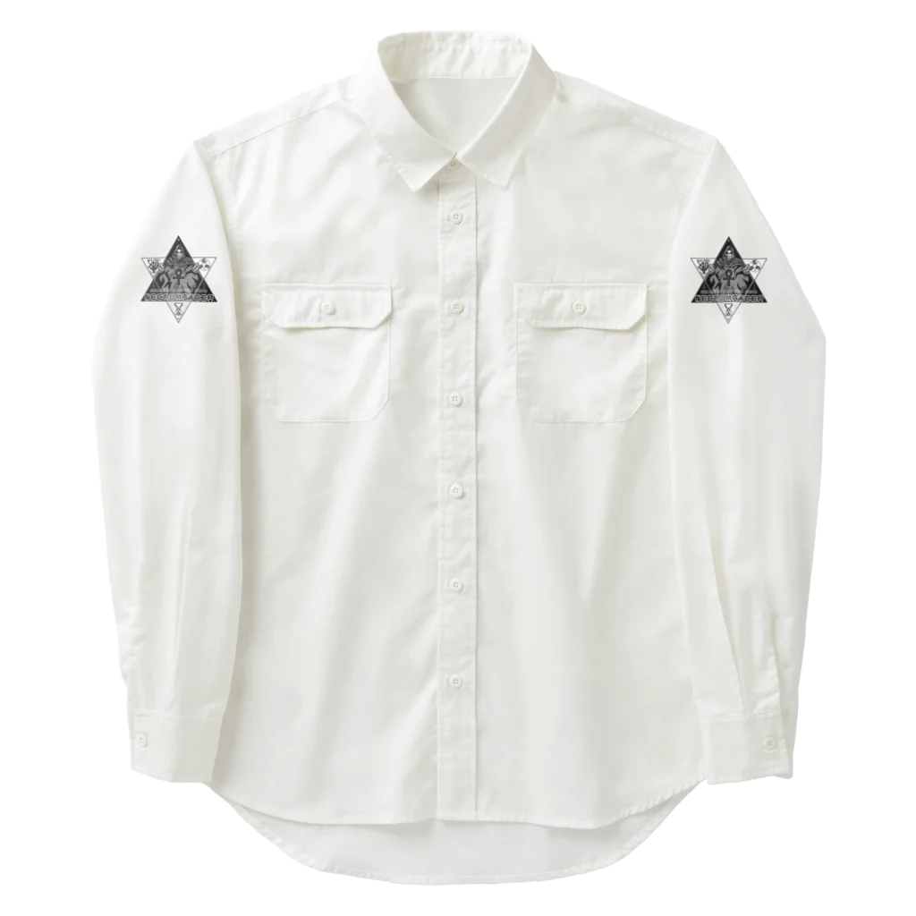 Ａ’ｚｗｏｒｋＳの六芒星ネクロマンサー ブラックアンク Work Shirt