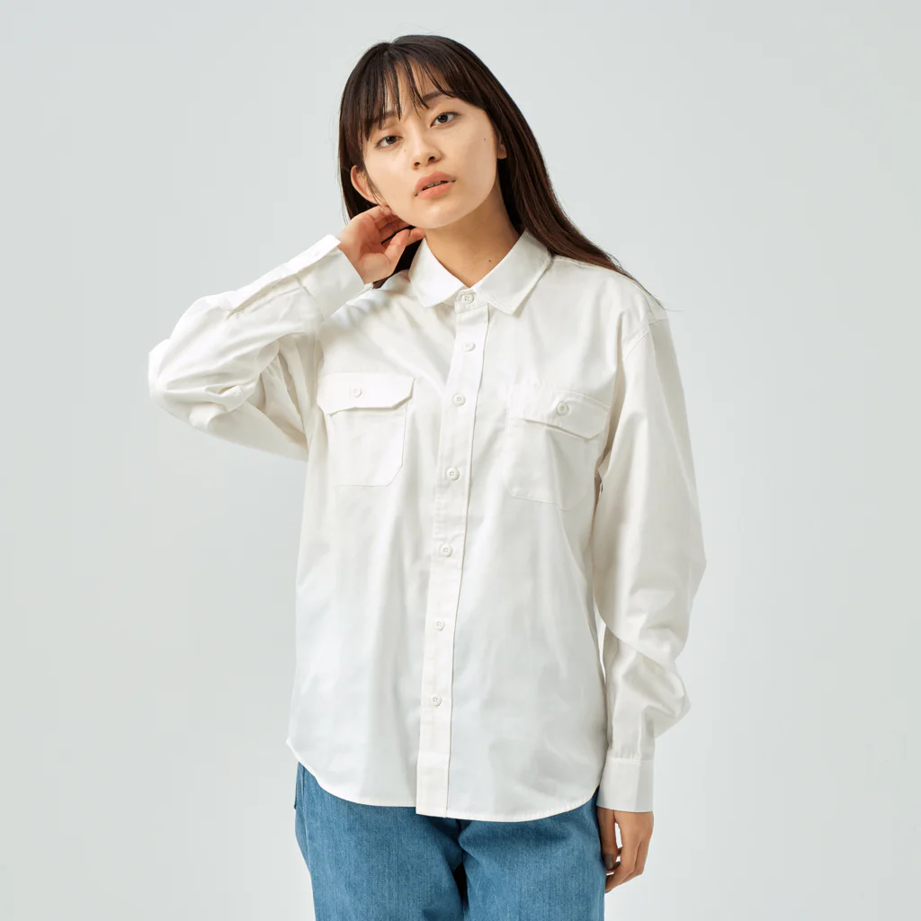 Ａ’ｚｗｏｒｋＳのハコトラ　ホワイトタイガー Work Shirt