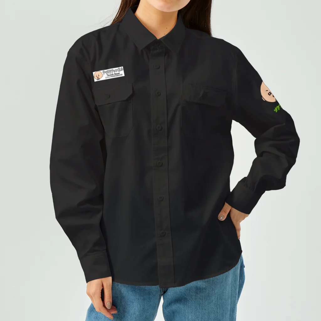 タマロクチャンネルのツウフウオヂサン速乾Tシャツ Work Shirt