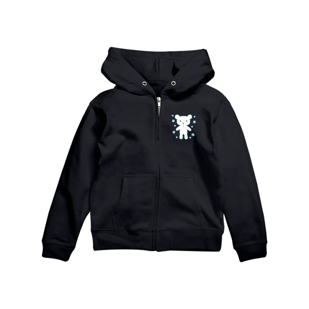 武者小路夕桐のしろくま Zip Hoodie