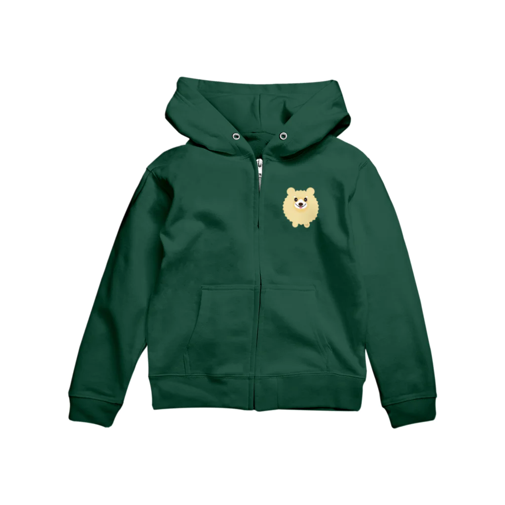 まみおデザインのMofuワン Zip Hoodie