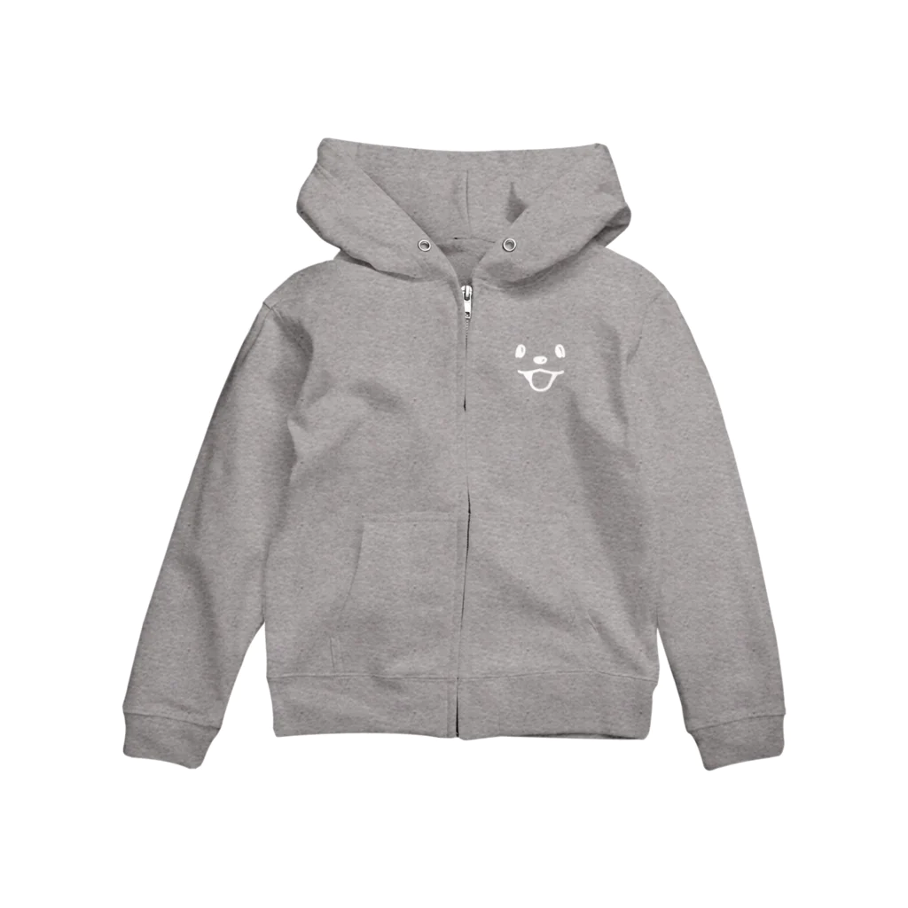 キッズサイズ　わんぱくぽめる堂のキッズサイズ　POMEぶ EX 近すぎるポメラニアン04 Zip Hoodie