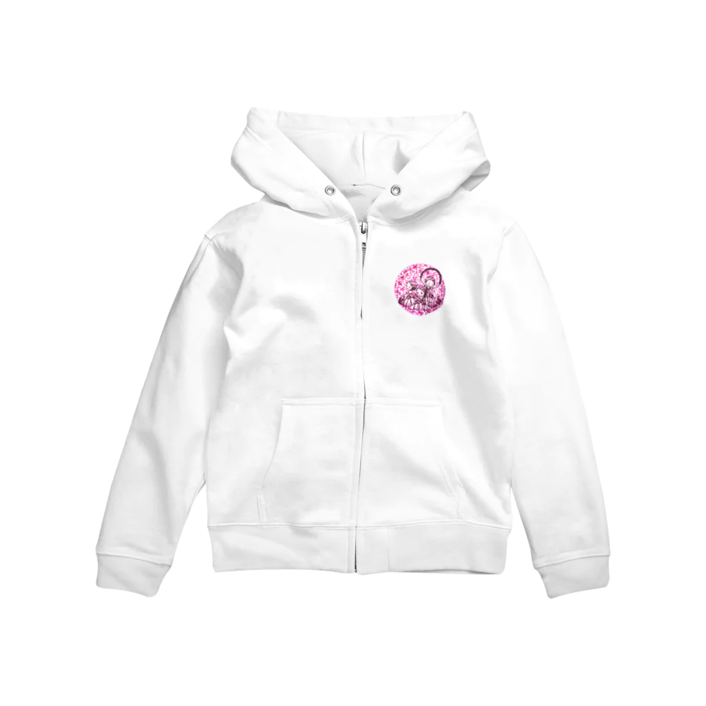 takaraのイラストグッズ店の花のワルツ「眠れる森の美女」より Zip Hoodie