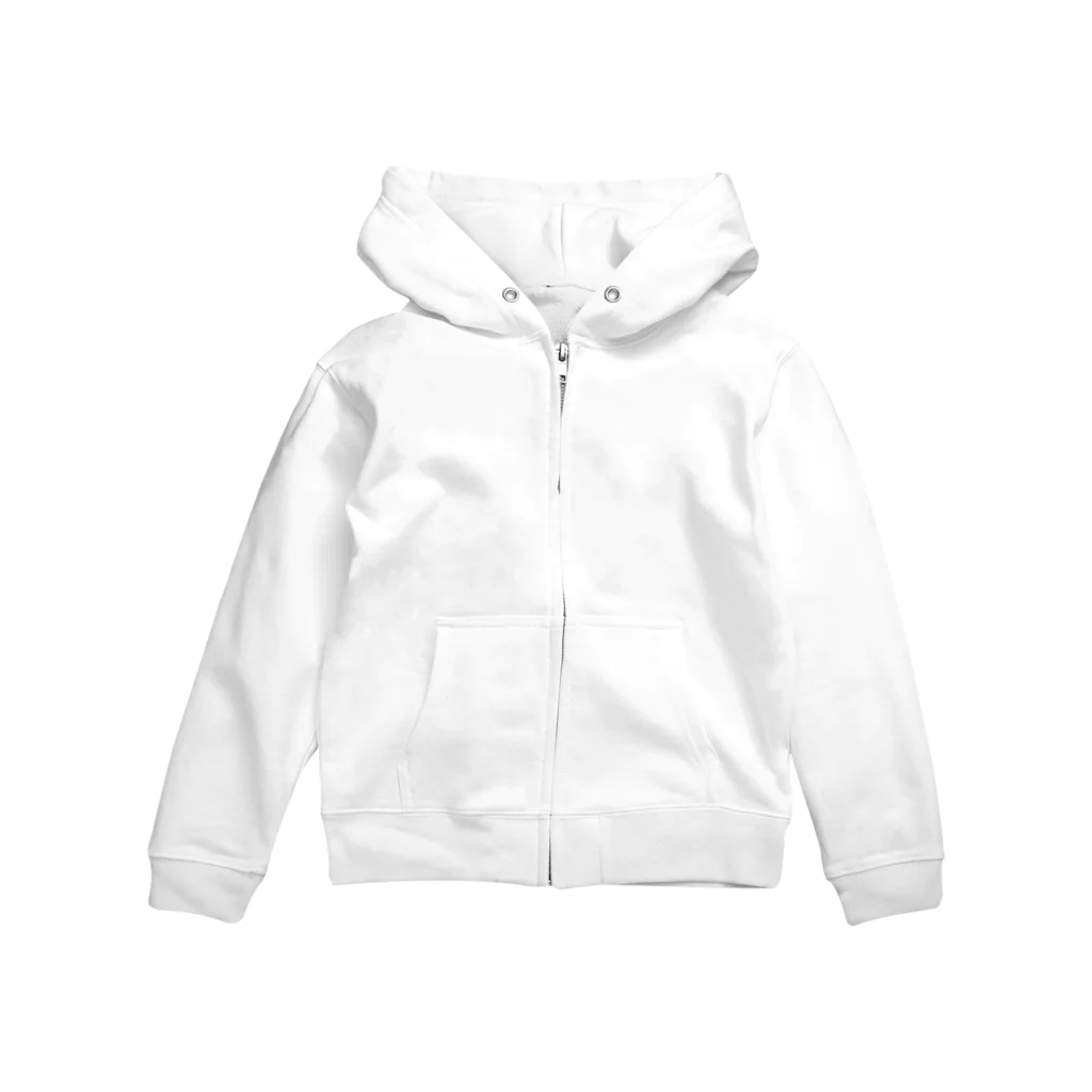 キッズサイズ　わんぱくぽめる堂のバックプリント*キッズサイズ*CT161 スズメがちゅんB Zip Hoodie