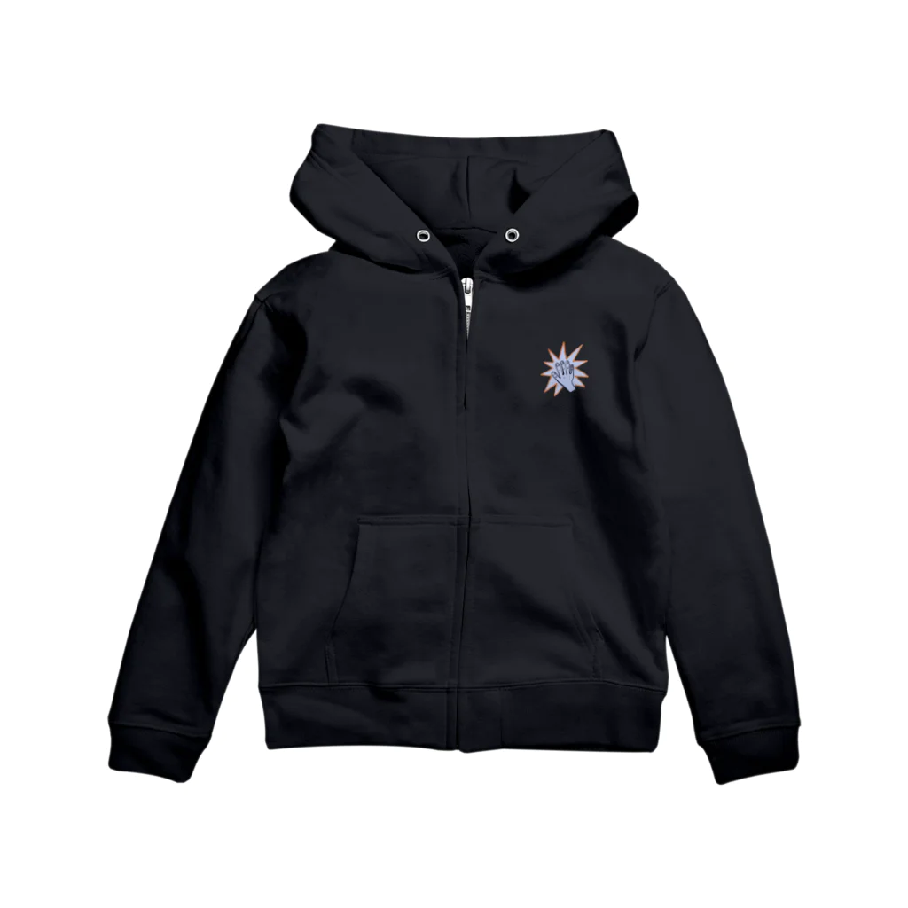 SKWKMのHigh five Zip Hoodie