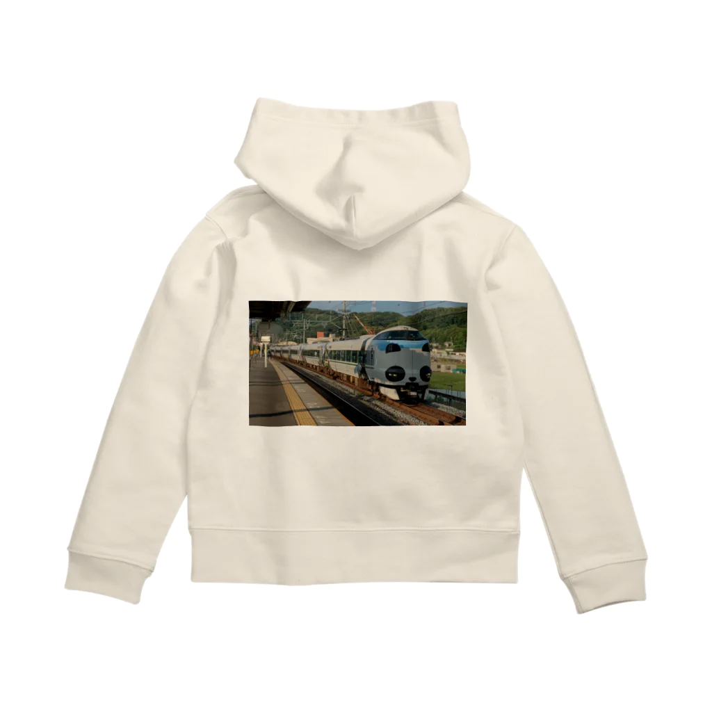 鉄道の動物×鉄道 Zip Hoodie