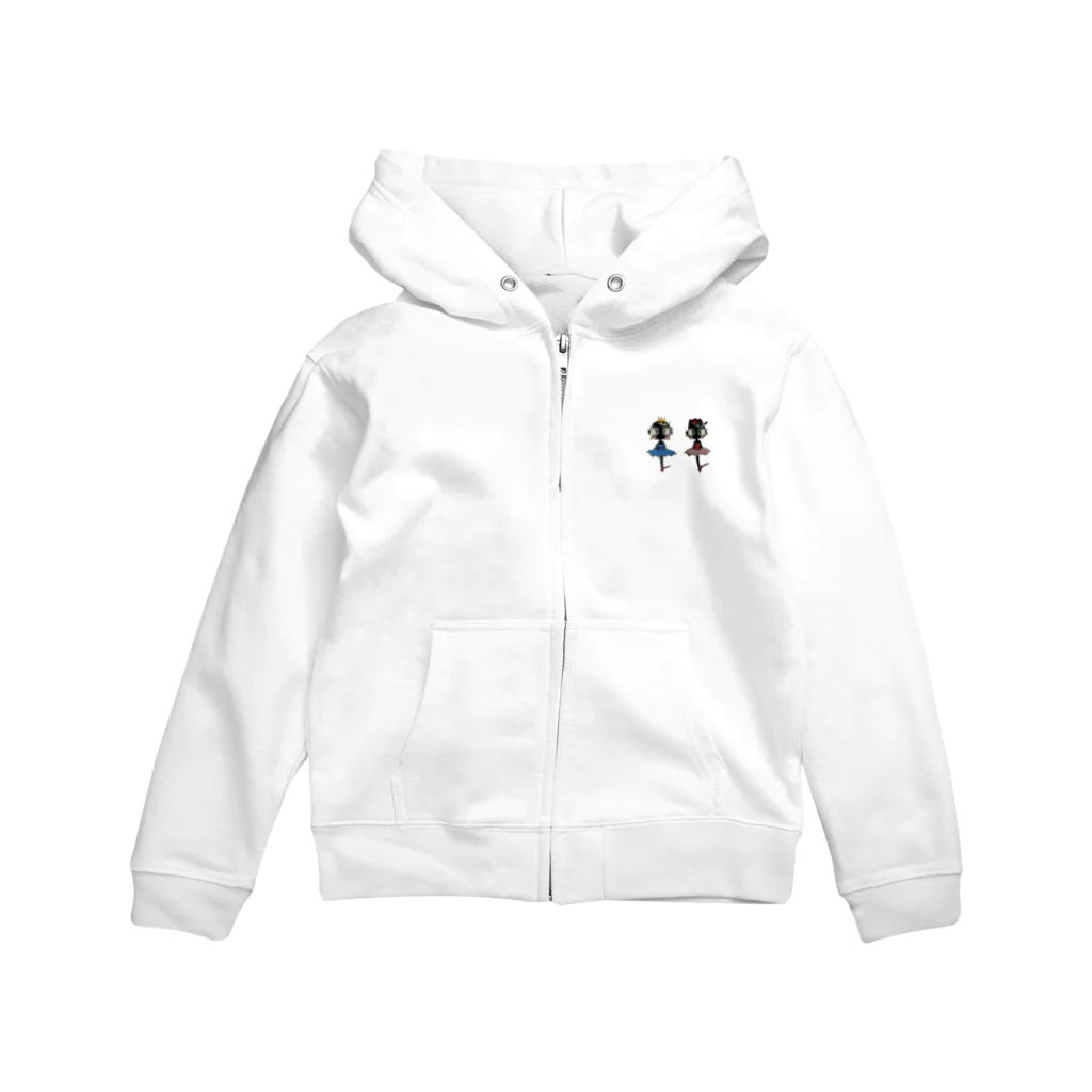 バレリーナちゃんのバレリーナちゃん Zip Hoodie