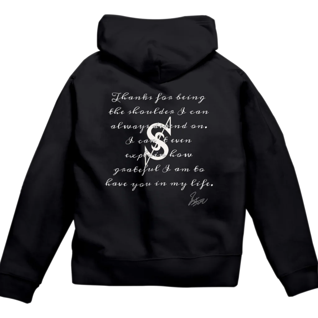 s.i.d.の緊急再販❗s.i.d.オープン記念特別限定サイン入りメッセージ Zip Hoodie