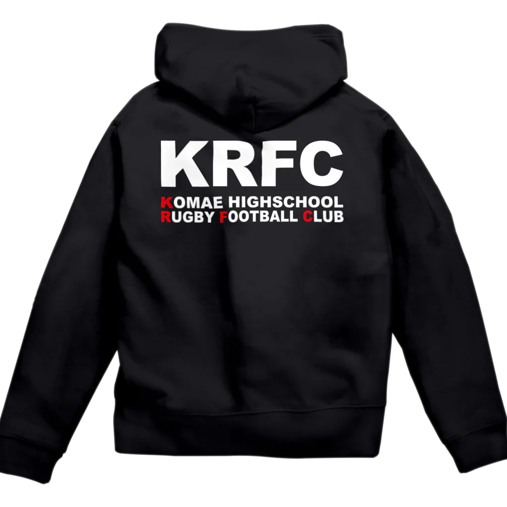 KRFC：狛江高校ラグビー部のKRFC：コマエラグビー x WH Zip Hoodie