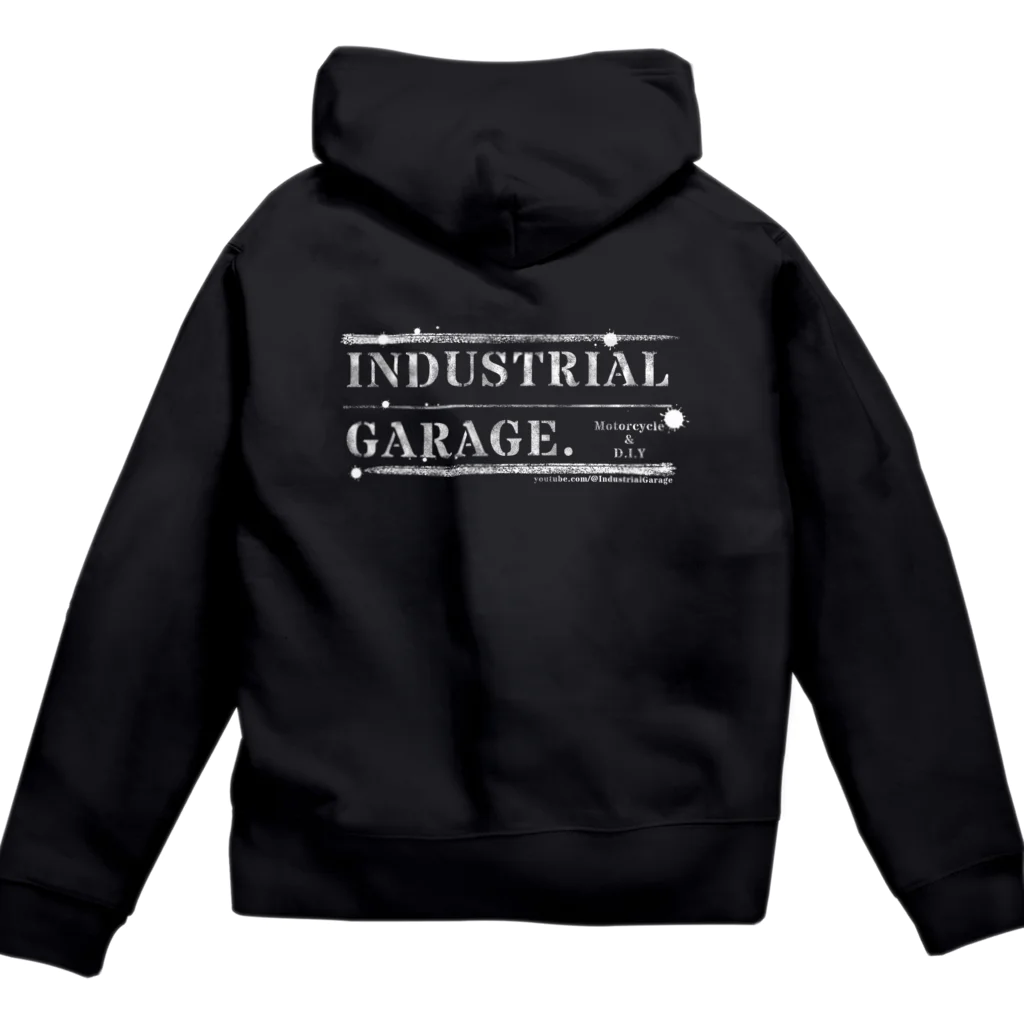 IndustrialGarageのインダストリアル・ガレージ のグッズ ジップパーカー