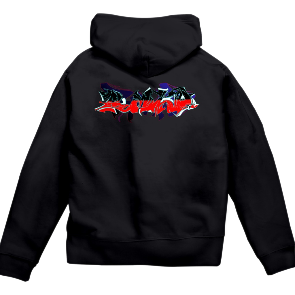RMk→D (アールエムケード)のGRAFFITI  LOGO① Zip Hoodie
