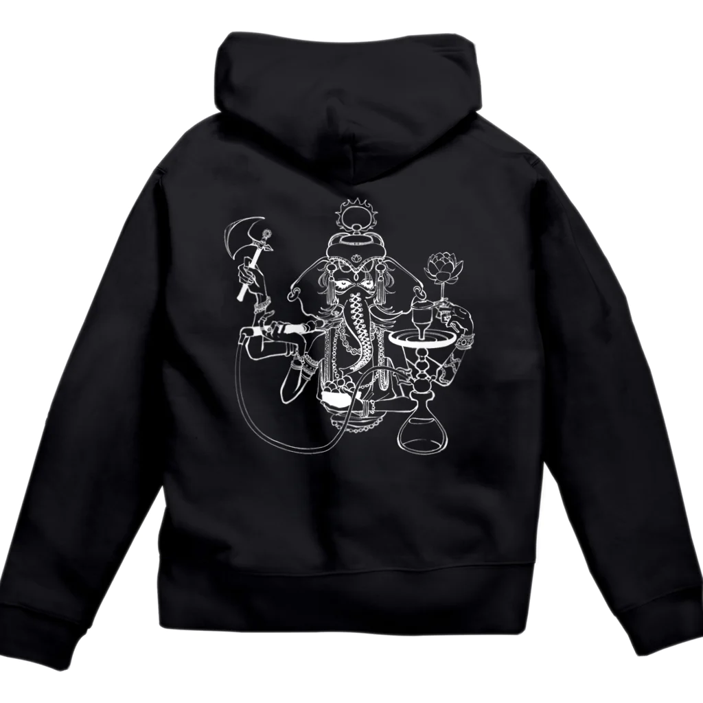 芥子菜のガネーシャ Zip Hoodie