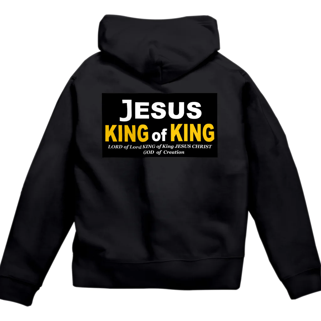 JESUS  ショップのJESUS KING OF KING Zip Hoodie