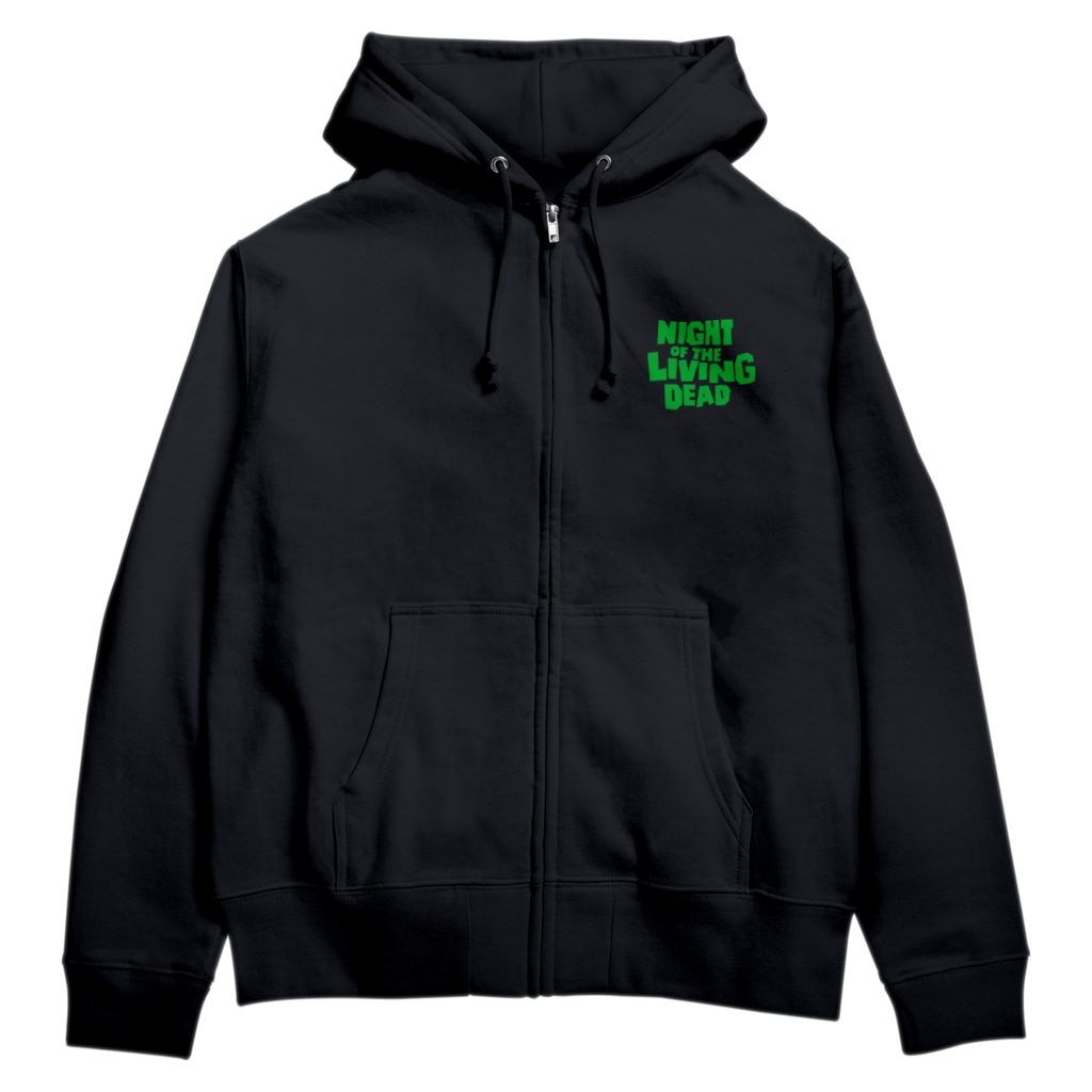 stereovisionのNight of the Living Dead_ロゴ Zip Hoodie