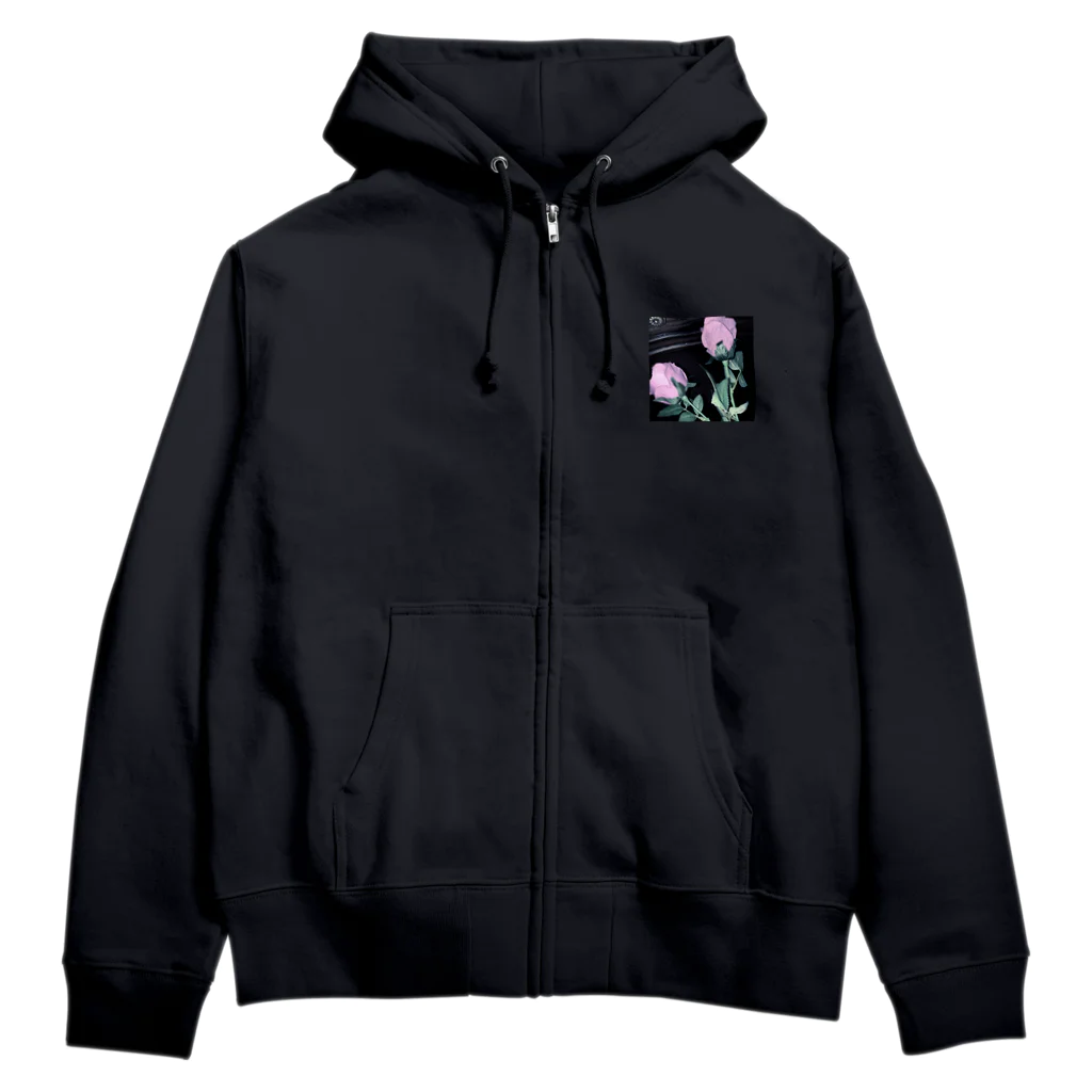 mの薔薇 Zip Hoodie