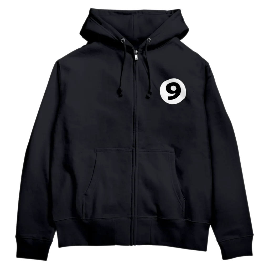 ハイジのキャンプのキャンパー9黒専用 Zip Hoodie