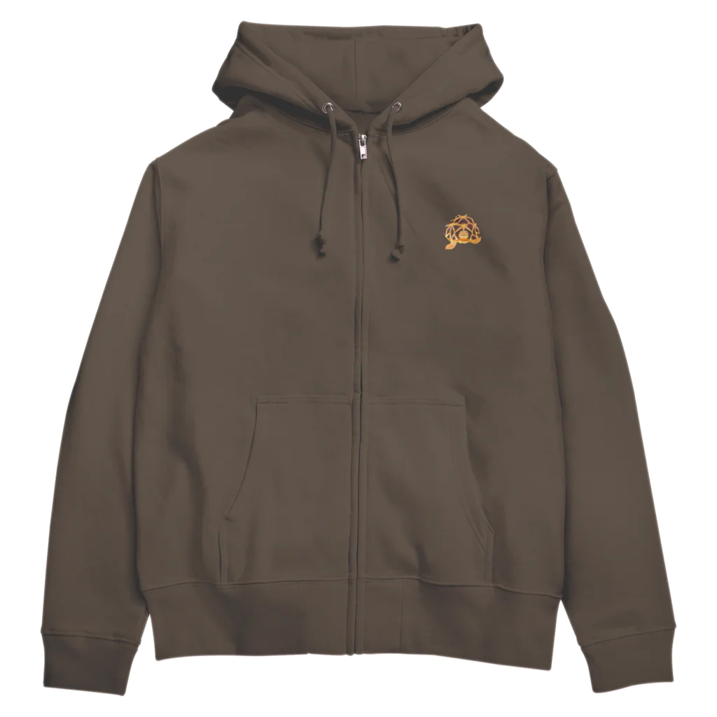 めろんぽっぷのお店だよのビルマホシガメ 宵星 Zip Hoodie