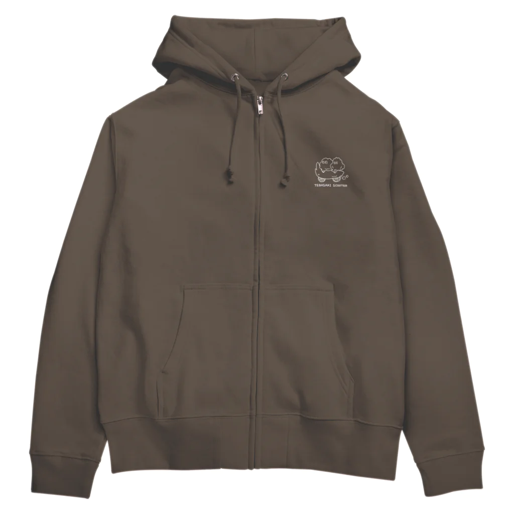 tettebolの手羽先スクーター Zip Hoodie