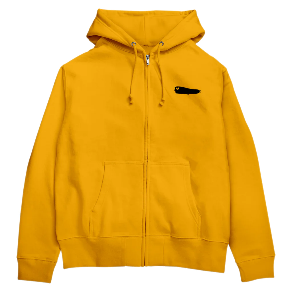 つりてらこグッズ(釣り好き＆おもしろ系)のポッパー Zip Hoodie