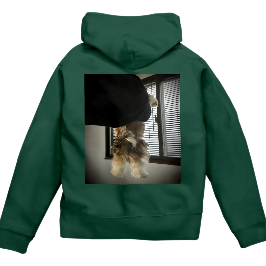 シーズー犬 ポプお物語の竹輪(ちくわ)足のポプお Zip Hoodie