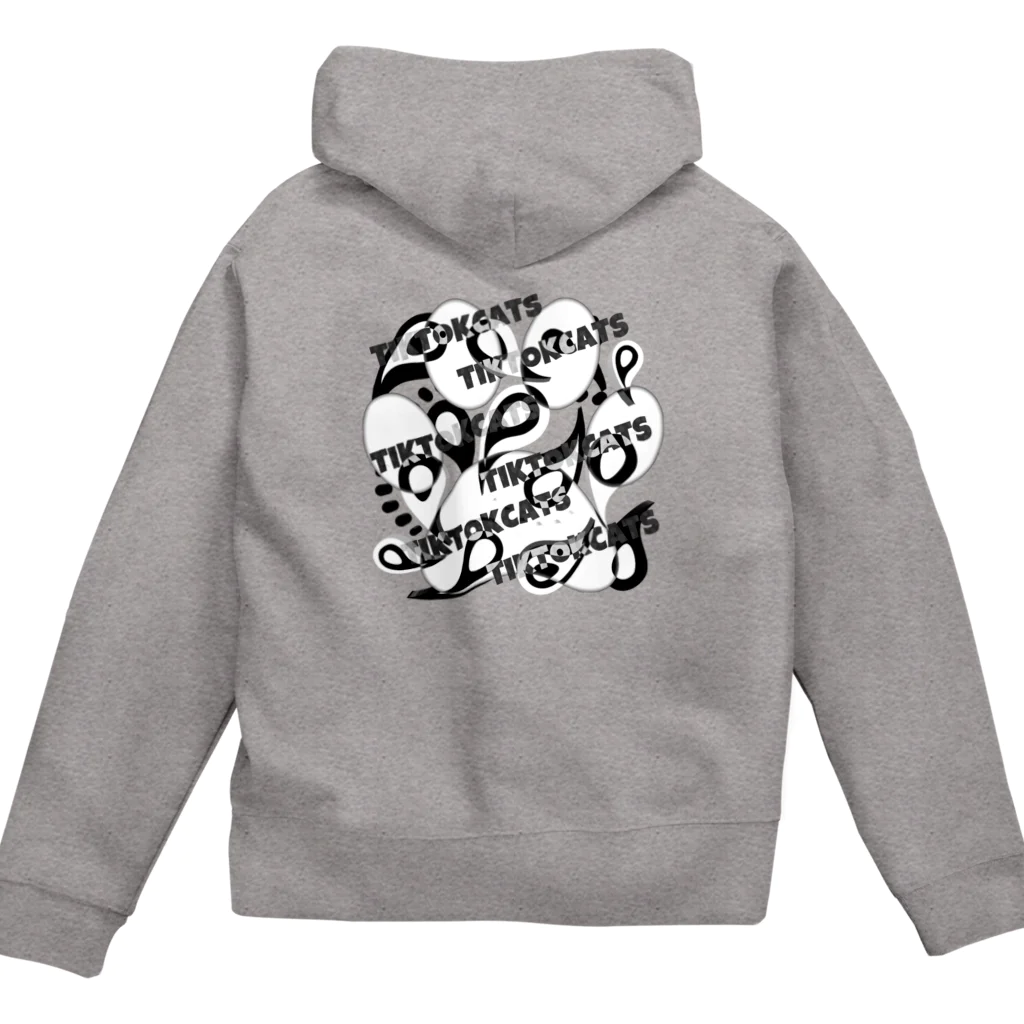 くぅTikTok猫部のTikTok猫部６にゃんジップパーカー Zip Hoodie