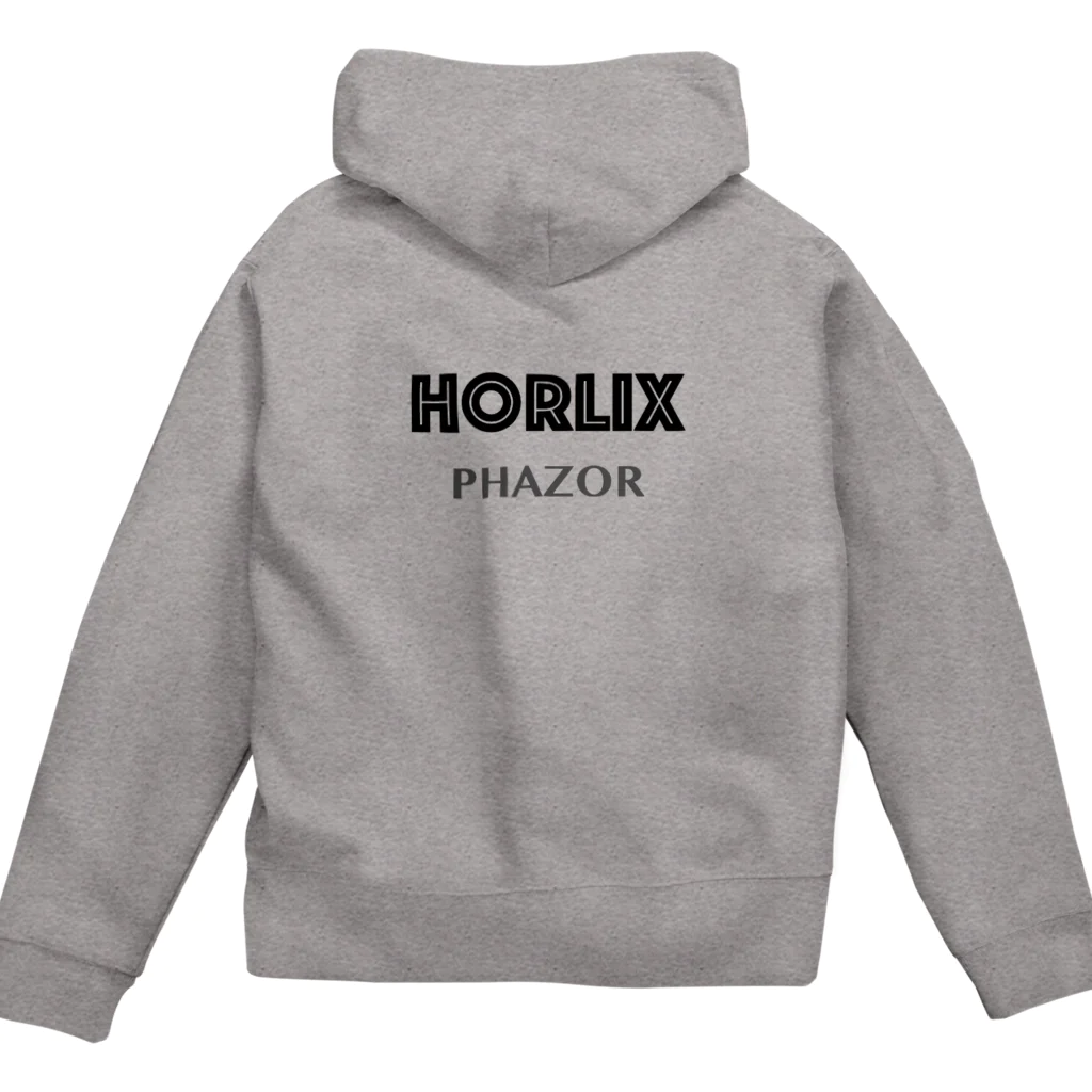 PHAZOR 公式のHorliX フロントジップフーディ ジップパーカー