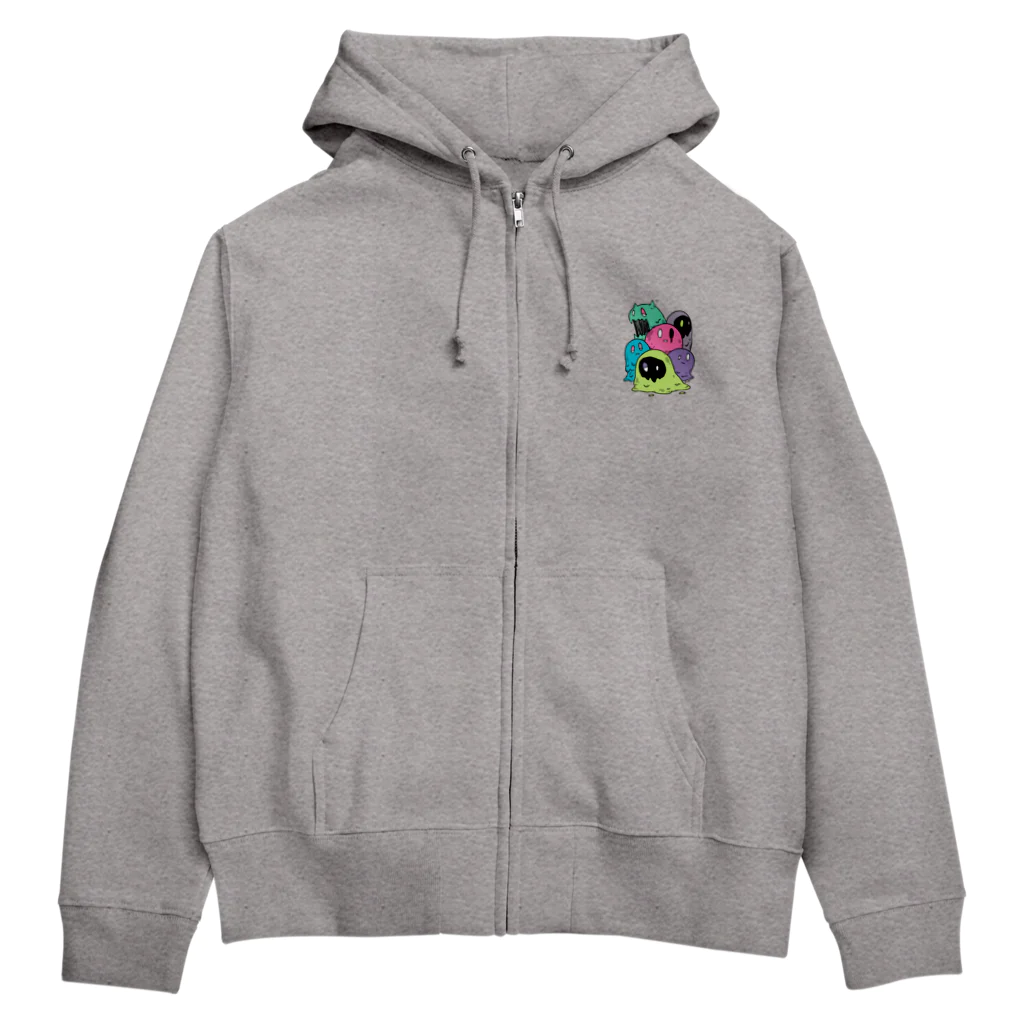 ティダのモンスターいっぱい Zip Hoodie