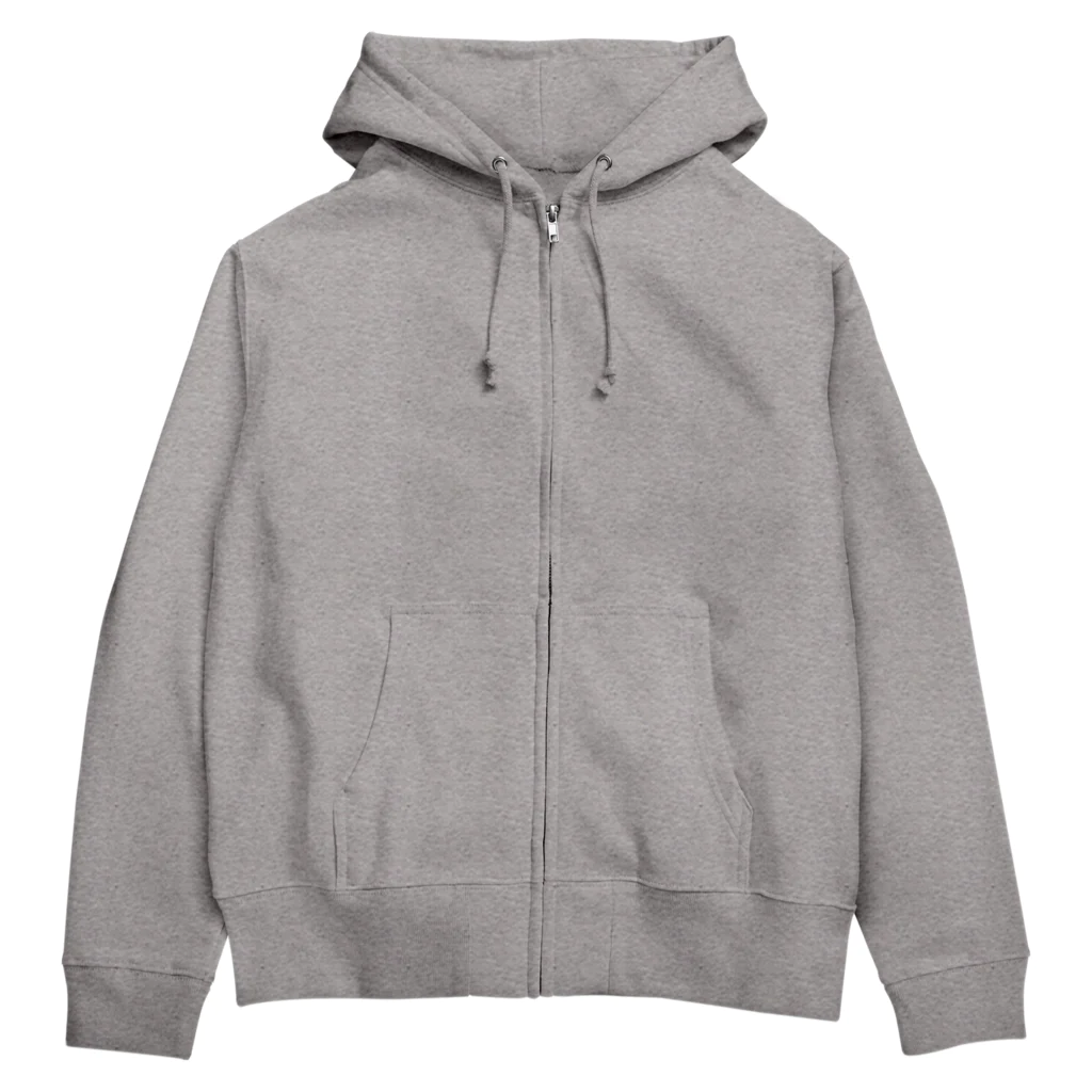 ワカボンドの【背面】釣りに行きませんか?_カラフル Zip Hoodie