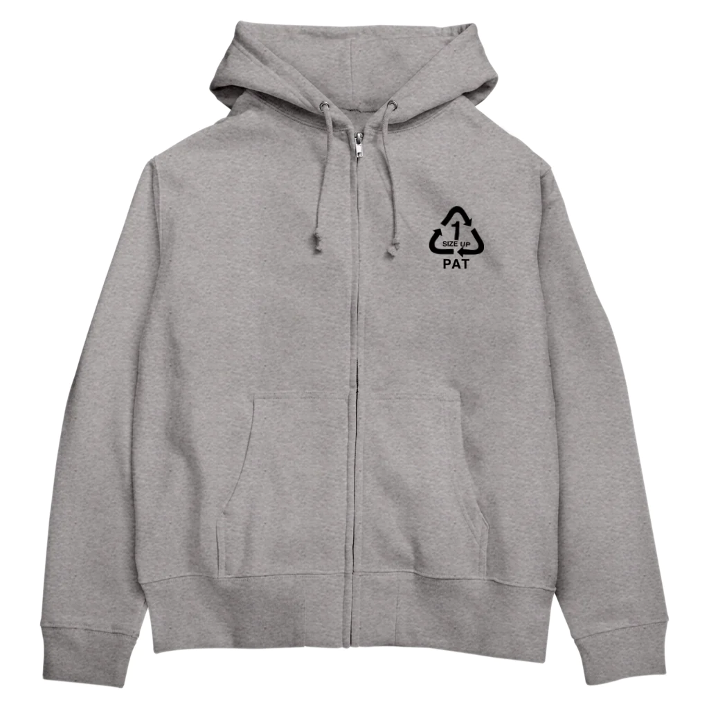 3rd Shunzo's boutique熊猫屋 のひんぬーはステータスだ！  Zip Hoodie