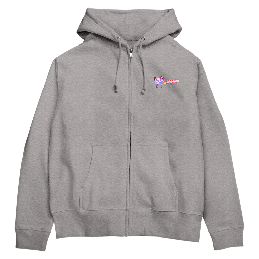 ピグモンのグミロー Zip Hoodie