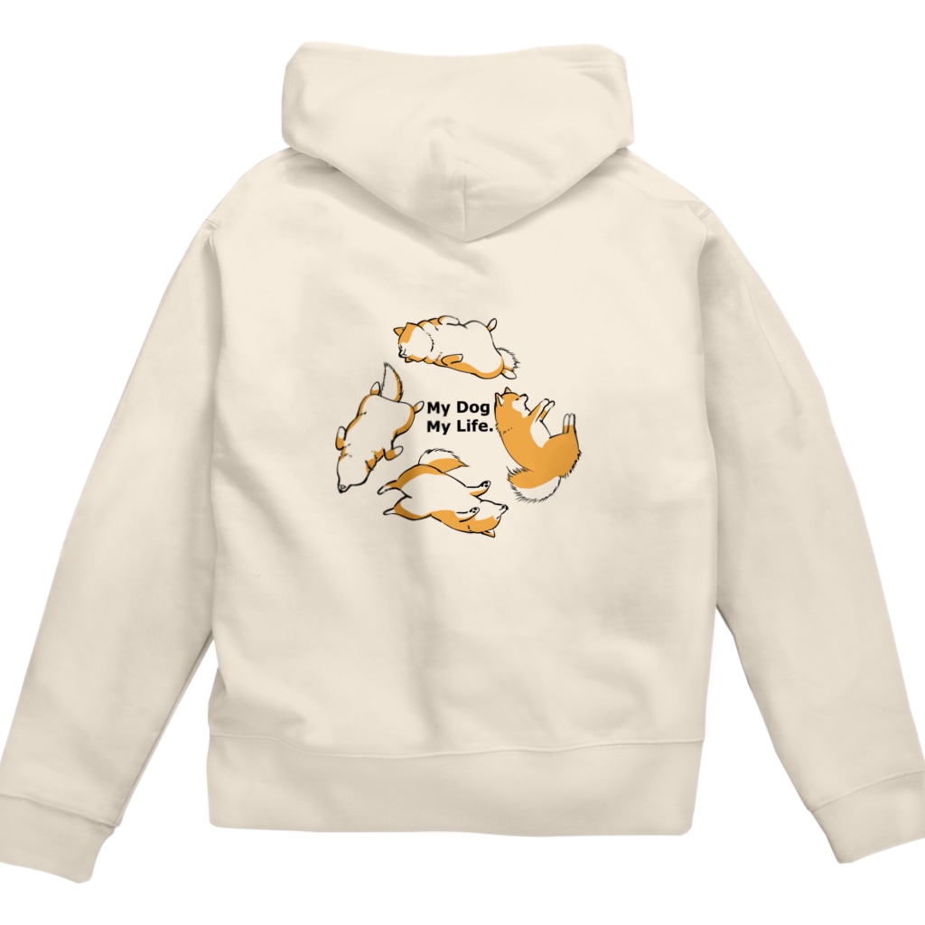 あたちたちのおみせのMy Dog,My Life Zip Hoodie