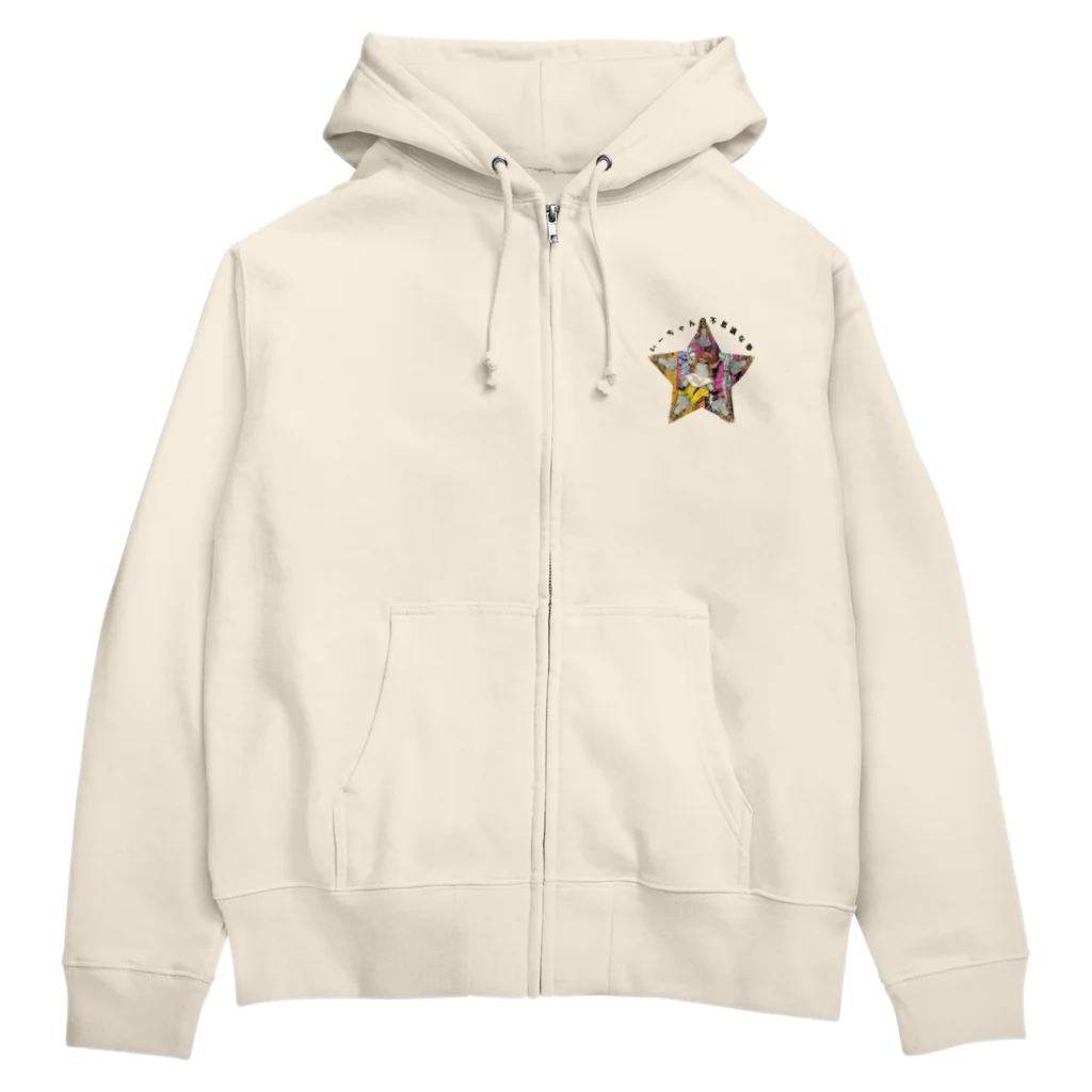 愉快なお人形達の星を回すいーちゃん Zip Hoodie