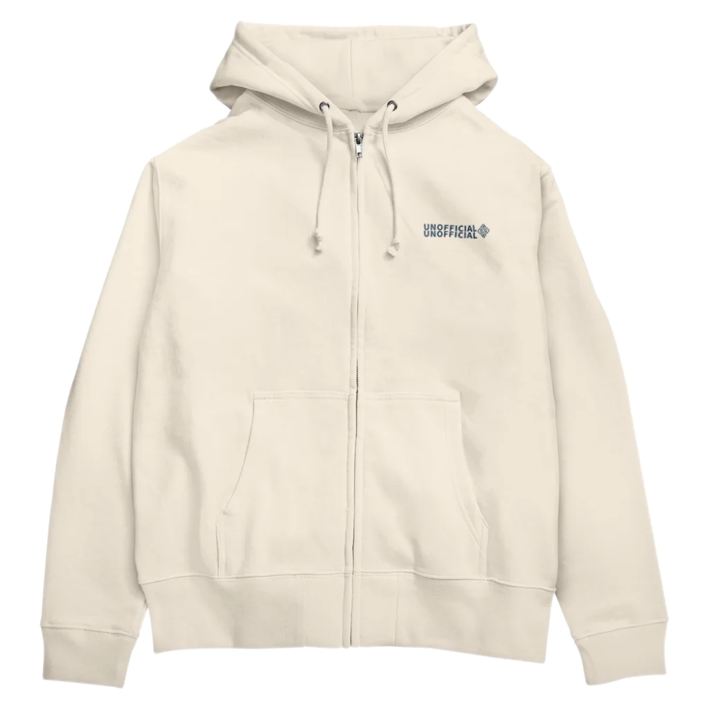 unofficial-unofficialのSander's parallelogram (navy) Zip Hoodie