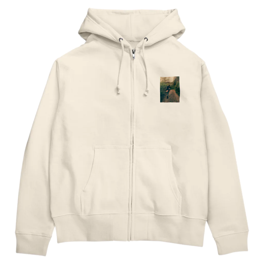 ミクロの自然の中へ Zip Hoodie