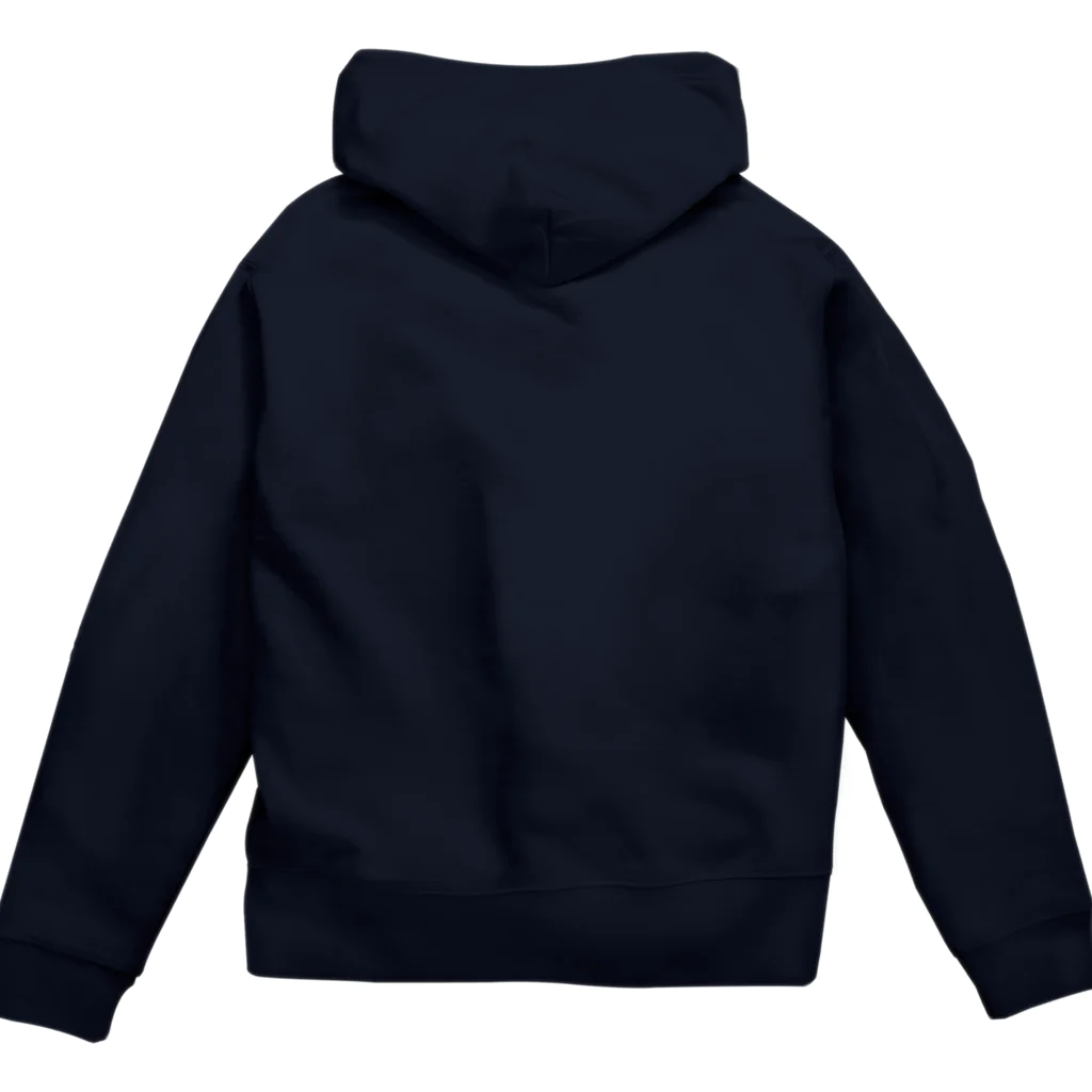 クレイジーアグリジャパンの農業系起業家（白字） Zip Hoodie