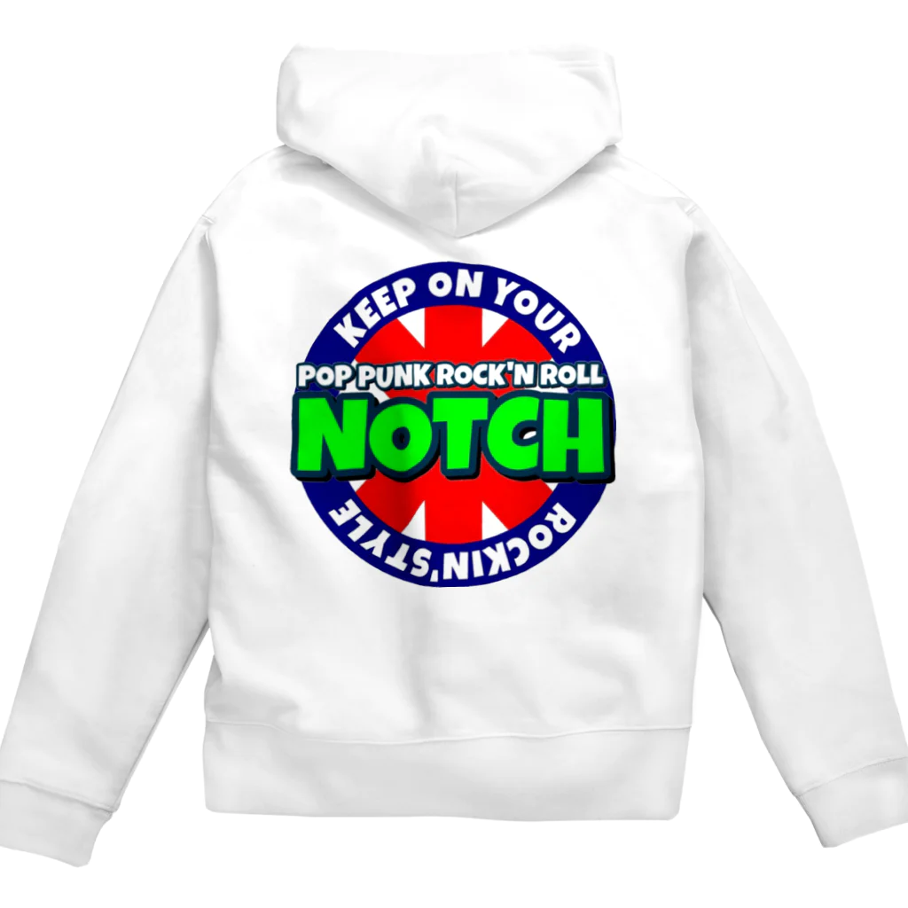 NOTCH.の『NOTCH TO NOTCH.』 ジップパーカー